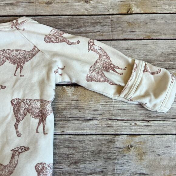 Kate Quinn Organic Llama Print Bodysuit 6-12 Months - Picture 6 of 9